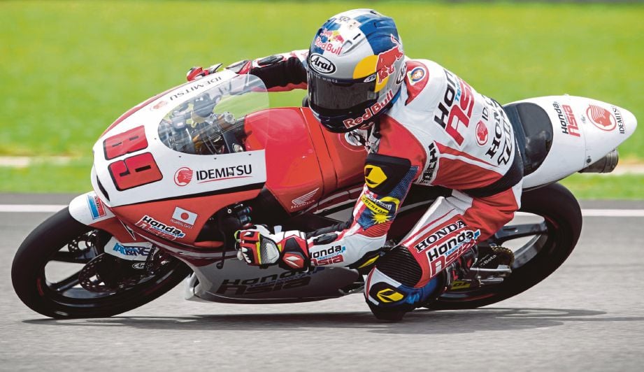 KHAIRUL tampil cemerlang pada musim sulung Moto3.