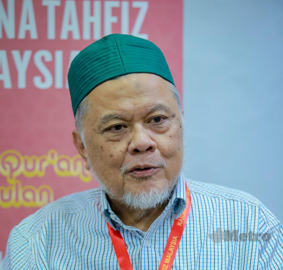KELANA JAYA 30 NOVEMBER 2023. Peserta program Karantina Tahfiz Malaysia, A Shukor M Tahir, 67 di Hotel Tabung Haji, Kelana Jaya. NSTP/ASYRAF HAMZAH