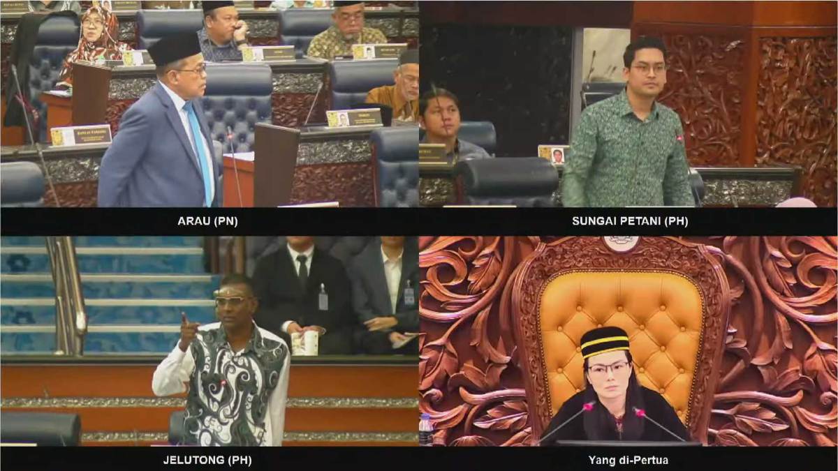 SUASANA Dewan Rakyat. FOTO YouTube Parlimen Malaysia