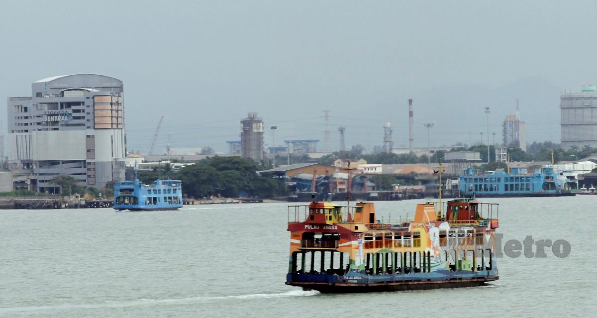 Tinjauan Perkhidmatan feri di Pulau Pinang, Rapid Ferry. FOTO Danial Saad