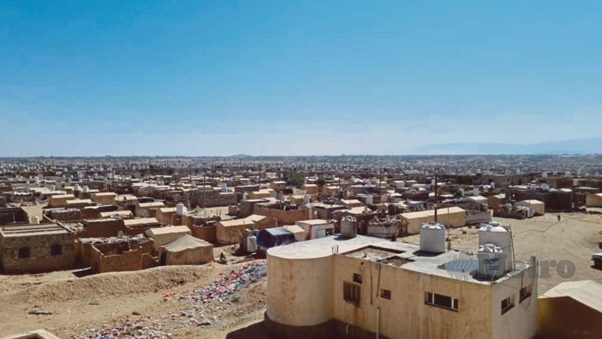 KAULA LUMPUR 28 DISEMBER 2023. Kem Pelarian IDP Al Jufaenah, Marib, Yaman, yang terbesar di Timur Tengah