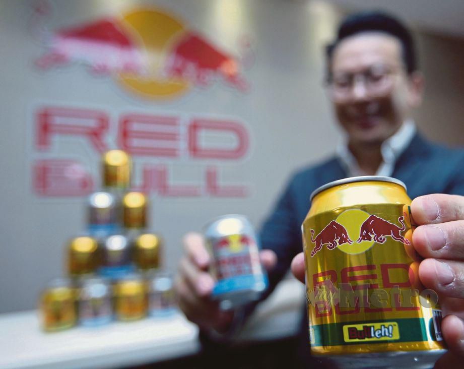 PENGEDAR Red Bull Malaysia optimis capai sasaran jualan walaupun berdepan pelaksanaan cukai gula. FOTO Nurul Shafina Jemenon