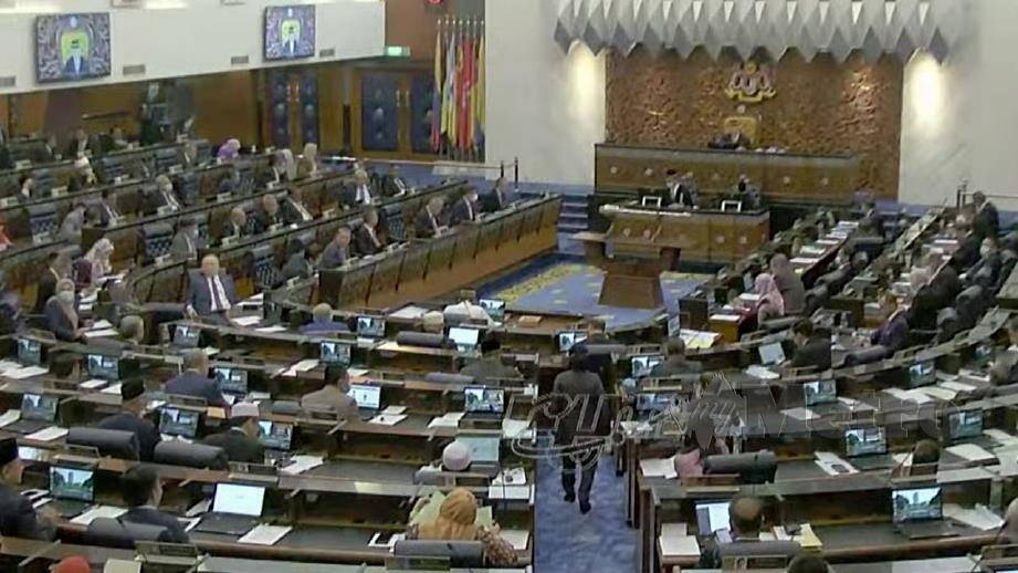 MESYUARAT Kedua Penggal Ketiga, Parlimen ke-14 menyaksikan perubahan tempat duduk ahli-ahli Parlimen. FOTO siaran lansung RTM