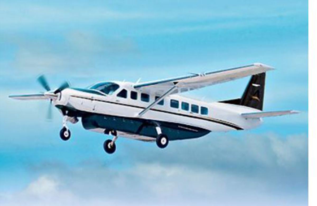 SALAH satu model pesawat Cessna Caravan. FOTO Agensi