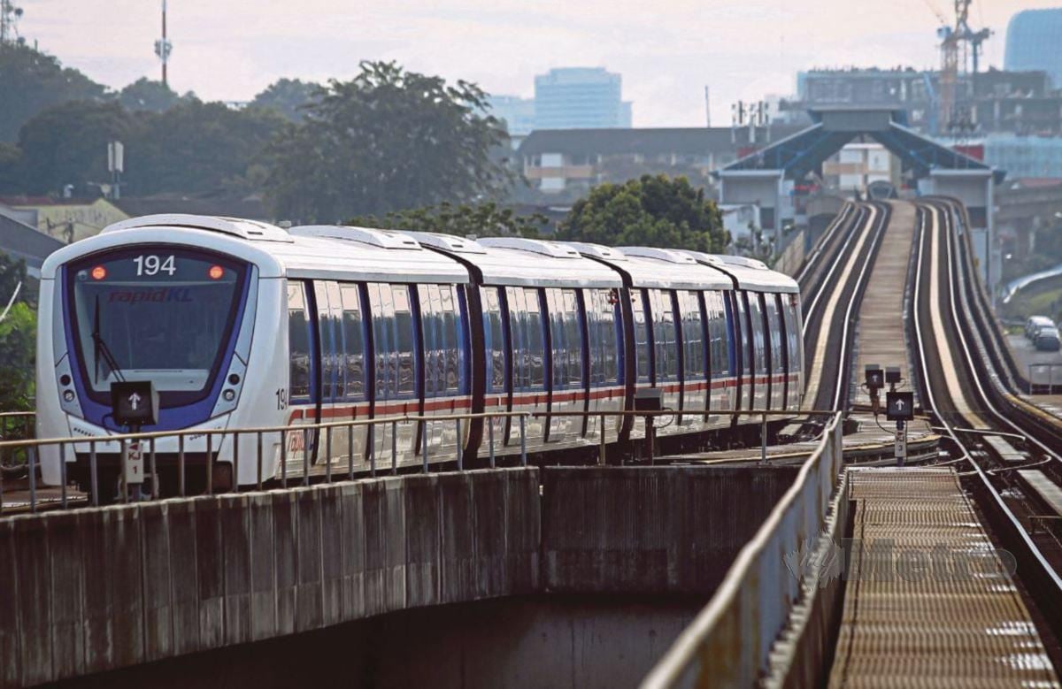 PRASARANA menyifatkan pengembalian semula tiga stesen LRT3 dapat menambah baik perkhidmatan pengangkutan awam. FOTO NSTP.