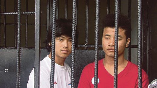 Wai Phyo (kiri) dan Zaw Lin. 