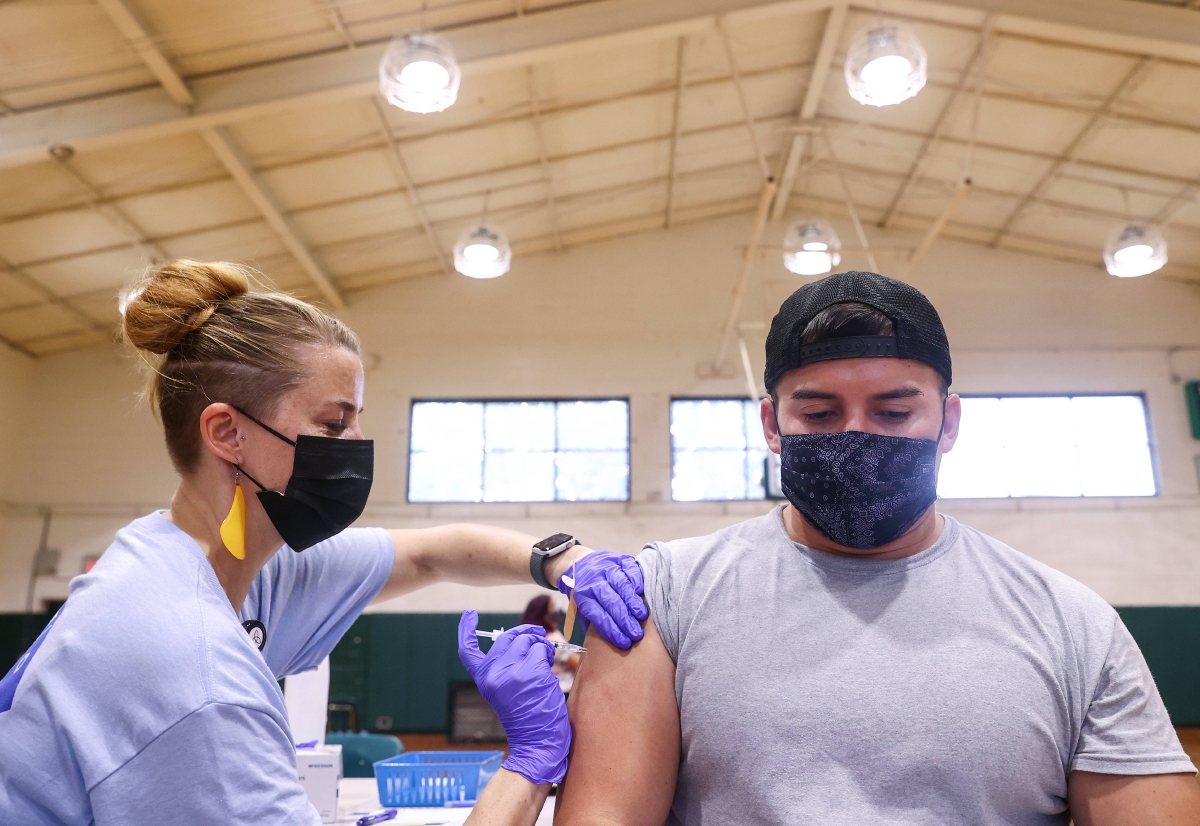 PROGRAM vaksinasi Covid-19 di New Orleans, Louisiana. FOTO AFP 