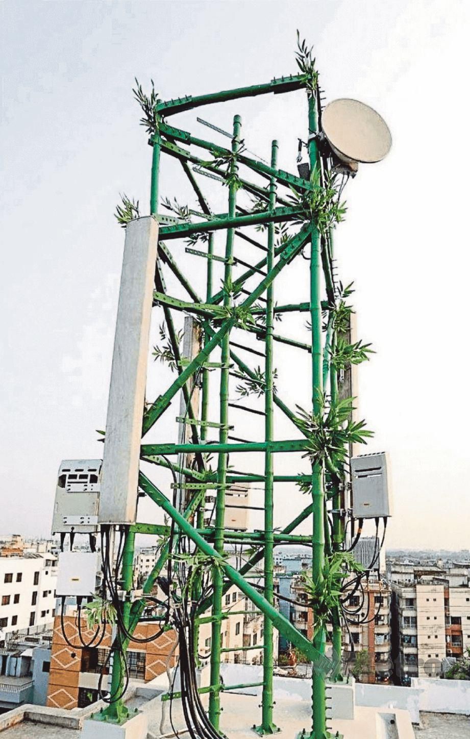 EDOTCO bakal perkenal menara telekomunikasi diperbuat daripada buluh hujung tahun ini. FOTO Halimahton 