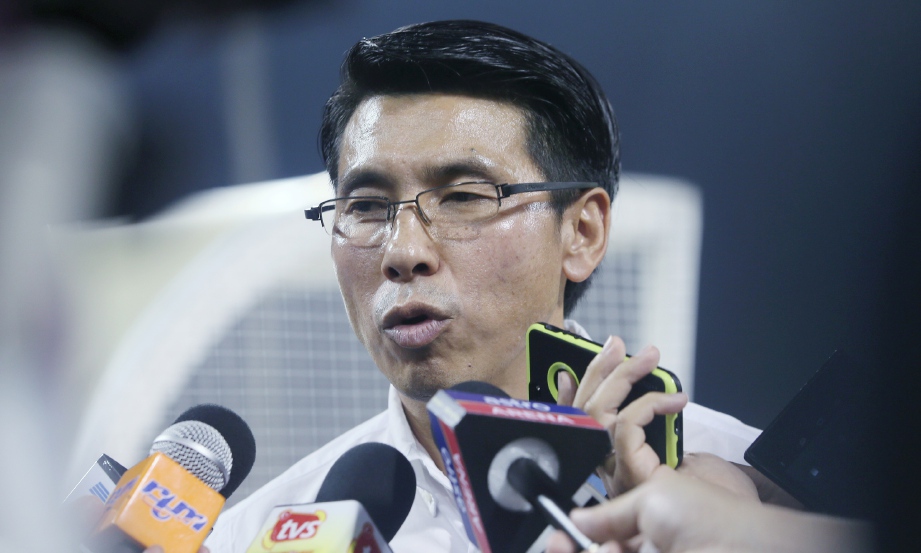 PENGENDALI skuad kebangsaan, Tan Cheng Hoe beri peluang kepada pemain muda timba pengalaman. - Foto Owee Ah Chun