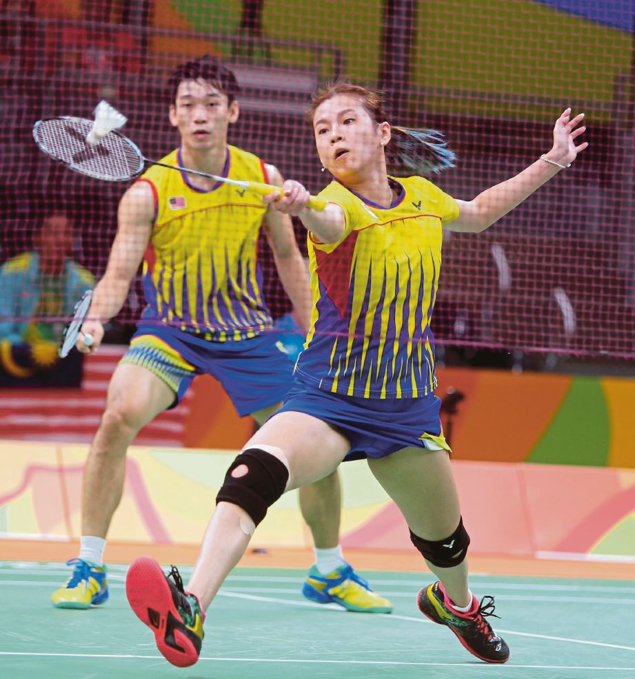 LIU Ying (kanan) dan Peng Soon diletakkan sebagai pilihan ketiga kejohanan.