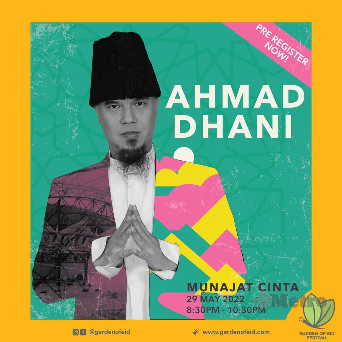 AHMAD Dhani dibawa khas ke Malaysia untuk festival ini.