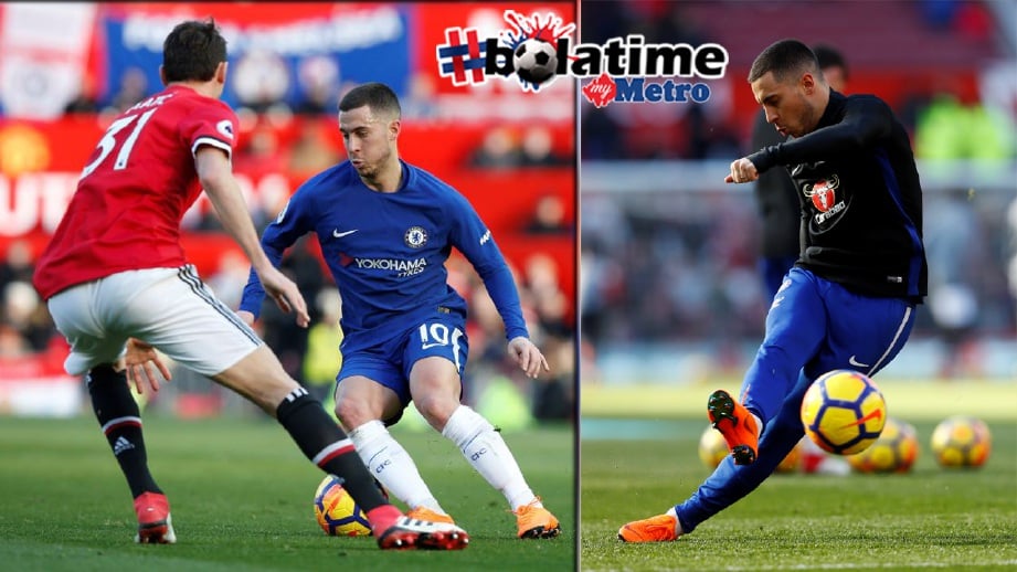 Chelsea mahu Hazard terus berada di London. FOTO REUTERS 