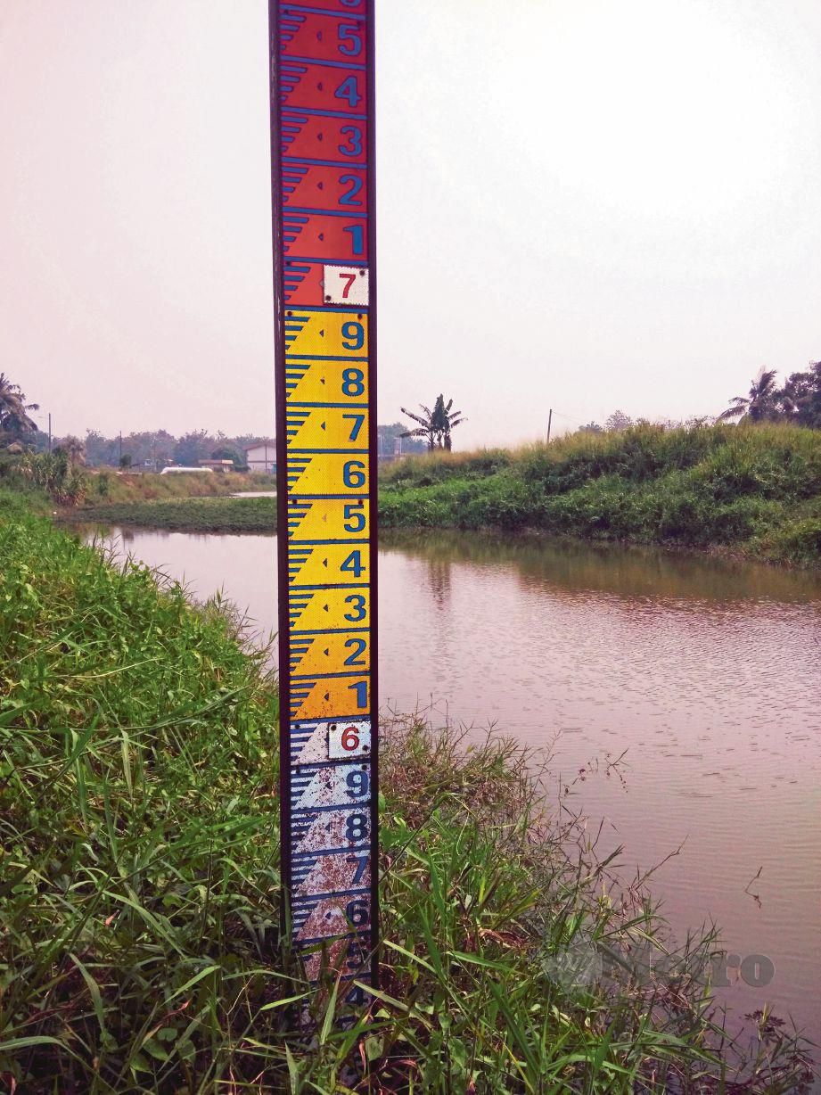 PARAS  air Sungai Benut susut menyebabkan LRA Simpang Renggam gagal membekalkan air bersih terawat secara maksimum. 