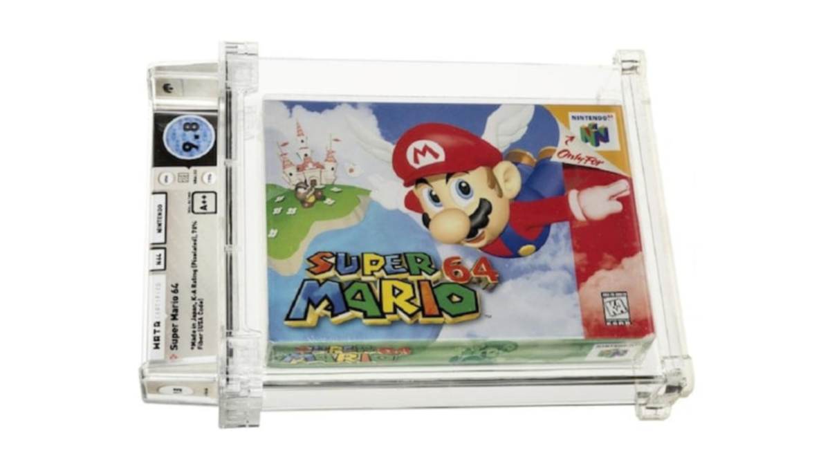 SALINAN Super Mario 64 Nintendo itu. FOTO Agensi