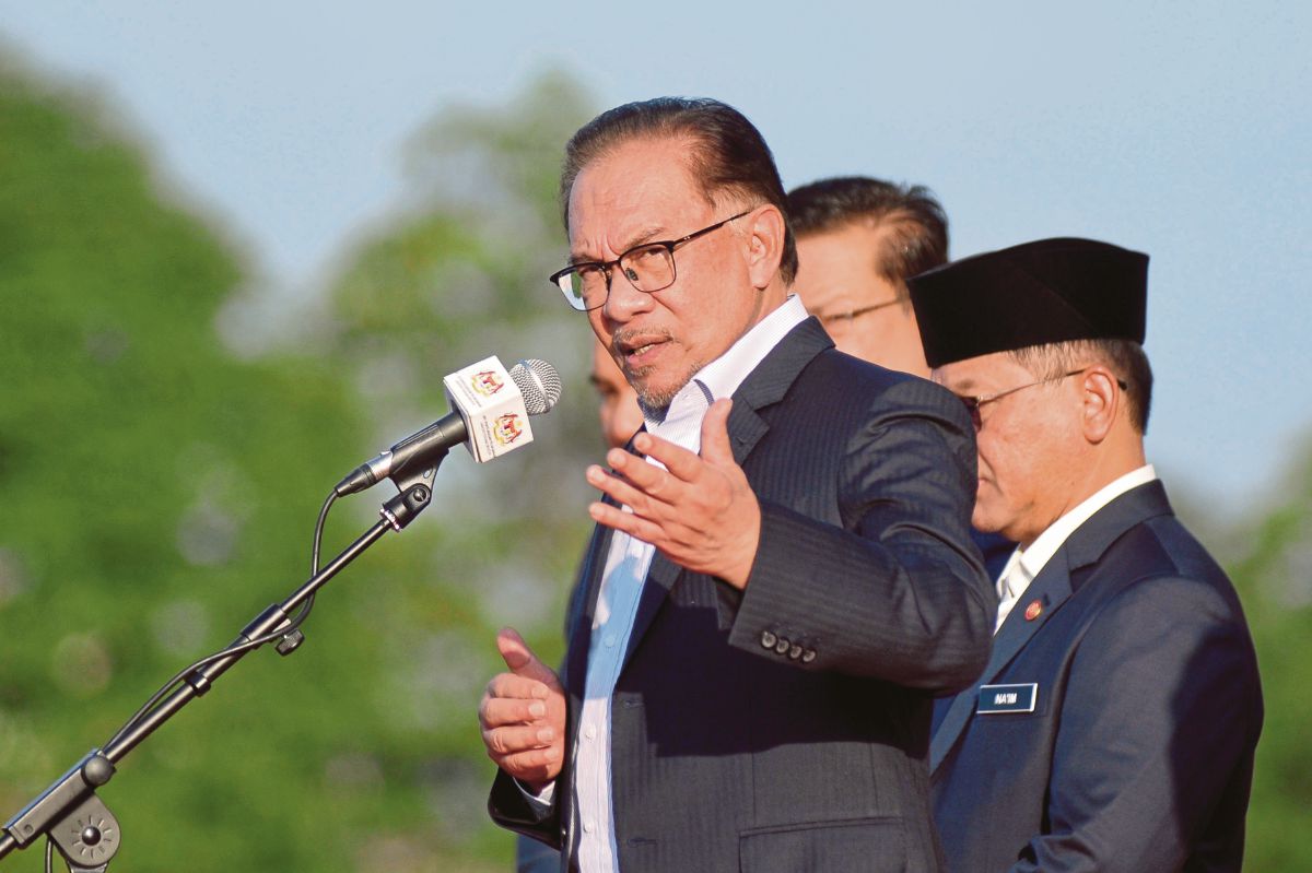  PERDANA Menteri Datuk Seri Anwar Ibrahim. FOTO Arkib NSTP.