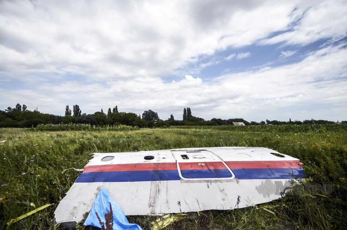 SERPIHAN pesawat MH17 yang ditembak jatuh.