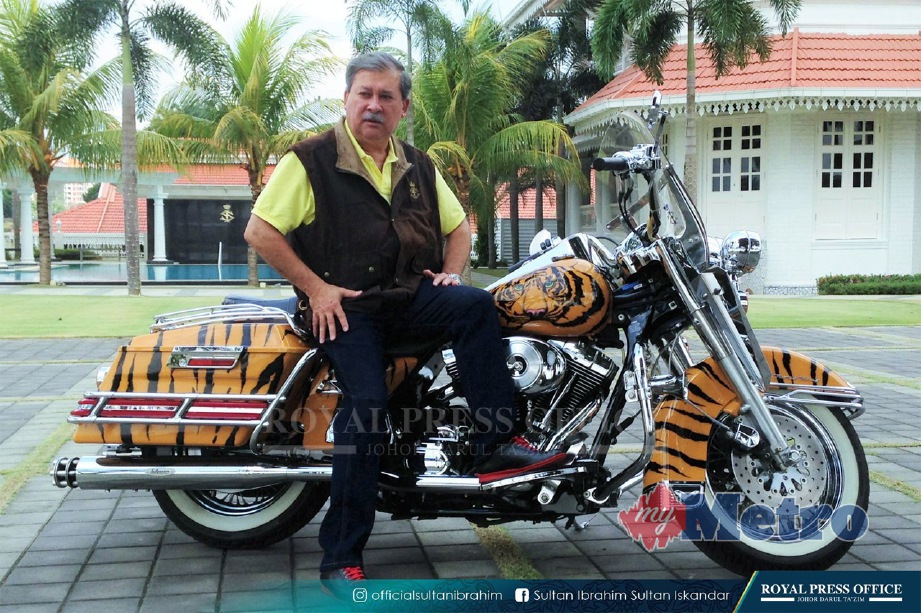 ANTARA koleksi Harley-Davidson Sultan Ibrahim Iskandar. FOTO ihsan Royal Press Office