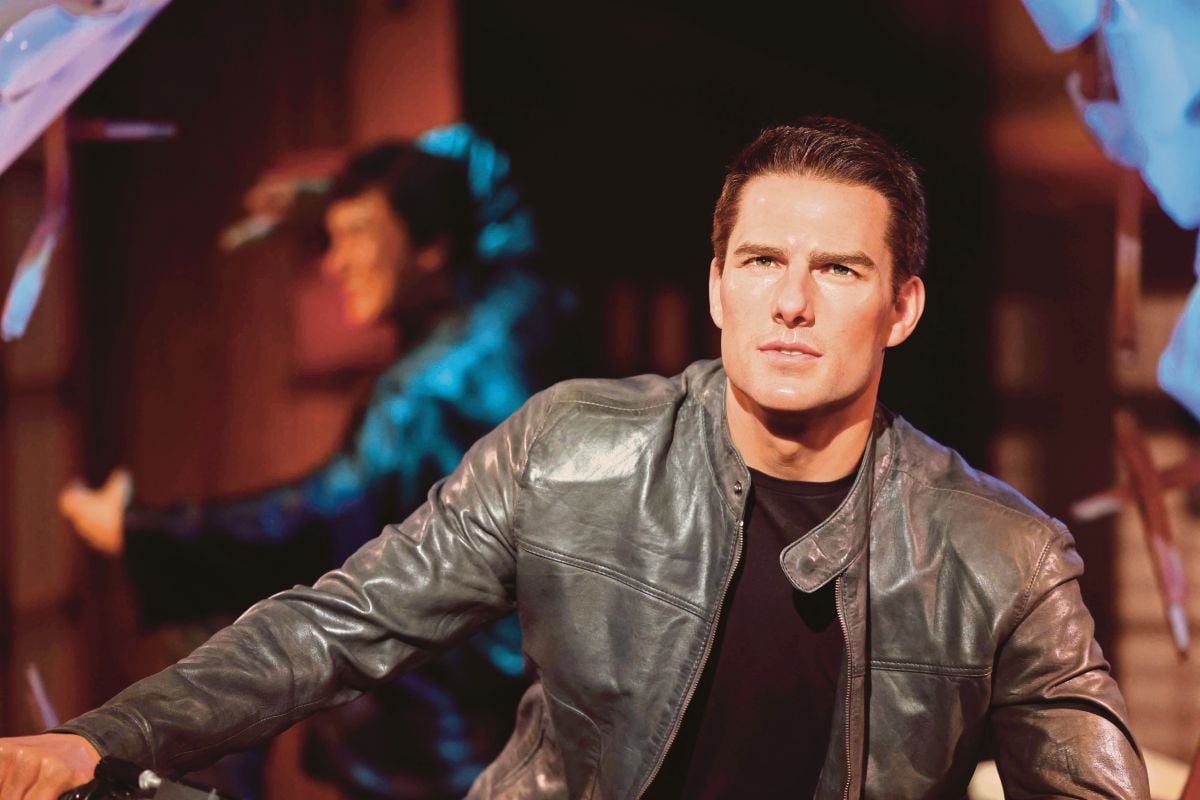 PATUNG lilin Tom Cruise.