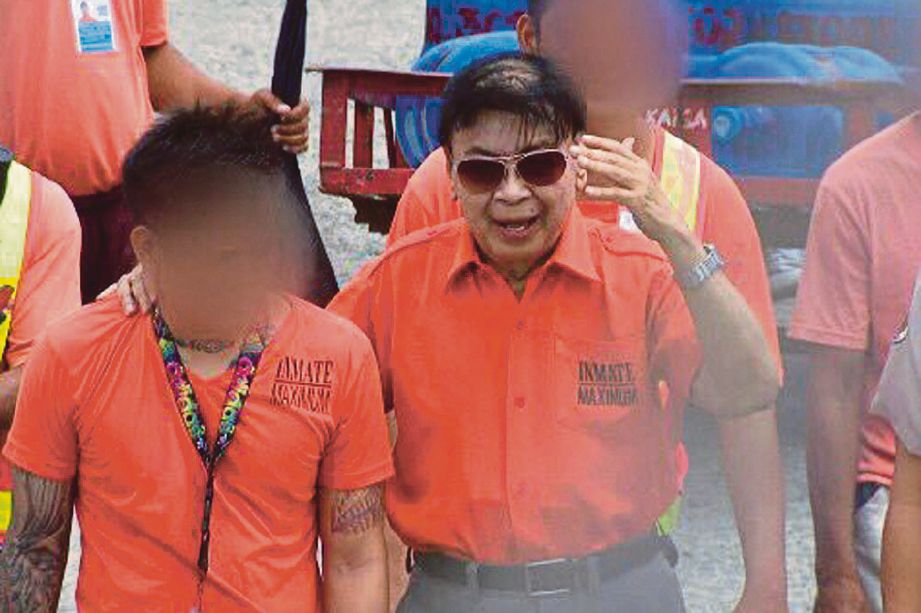 SANCHEZ ketika dibebaskan dari penjara sebelum arahan itu dibatalkan Duterte. FOTO Agensi