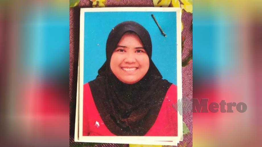 NOORAZURA yang juga OKU mental dilaporkan hilang selepas keluar rumah untuk membeli makanan di sebuah kedai makan di Kuala Klawang. FOTO Ihsan Noorhaslinda Rosli