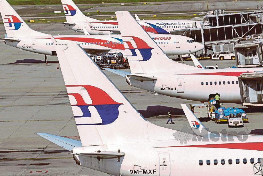 KERJASAMA Malaysia Airlines dan Revima membolehkan syarikat penerbangan itu menyediakan perkhidmatan penggantian gear pendaratan di hangarnya di KLIA.
