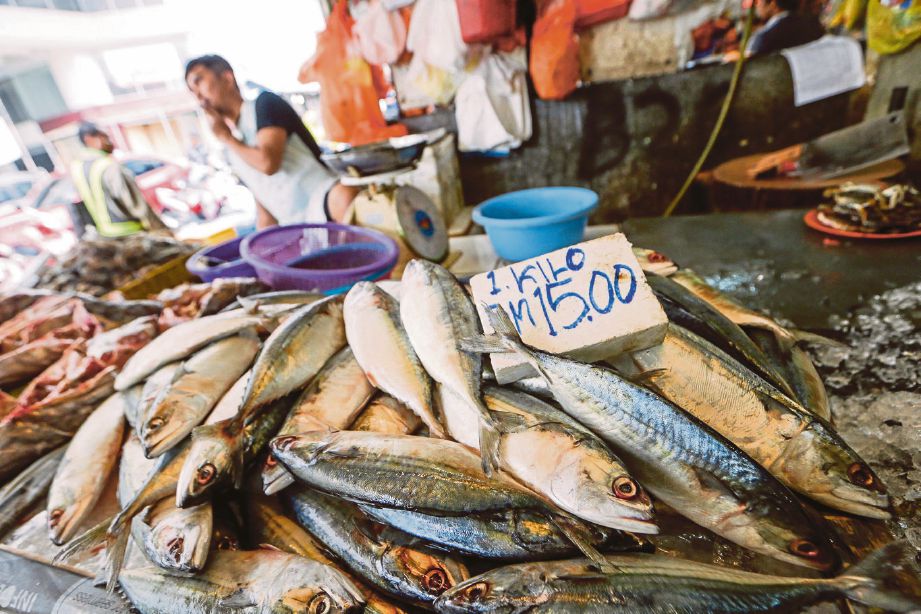 TINJAUAN harga ikan di Pasar Basah Chow Kit selepas musim perayaan hari raya Aidilfitri. 