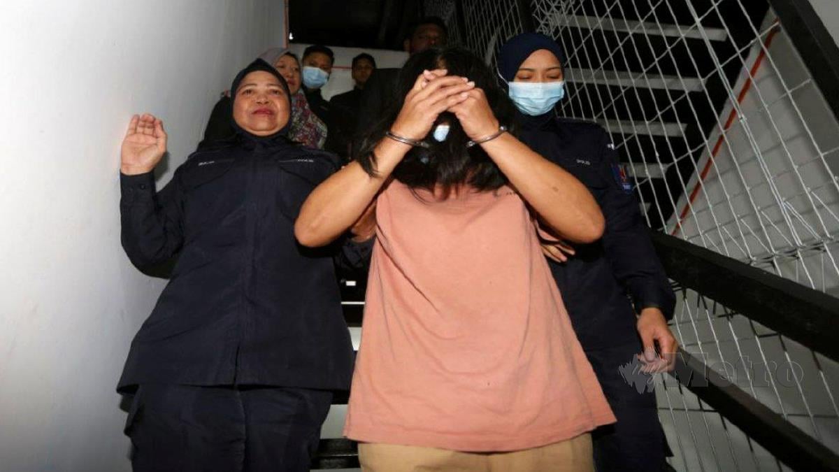 TAN dituduh membunuh bayi diasuhnya berusia enam bulan di Mahkamah Sesyen Ipoh. FOTO L Manimaran.