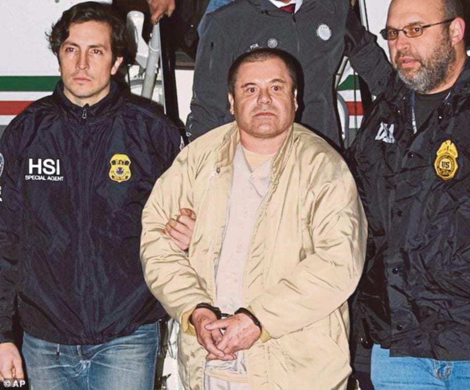 MEXICO menuntut kekayaan El Chapo yang dirampas kerajaan Amerika Syarikat. FOTO Agensi