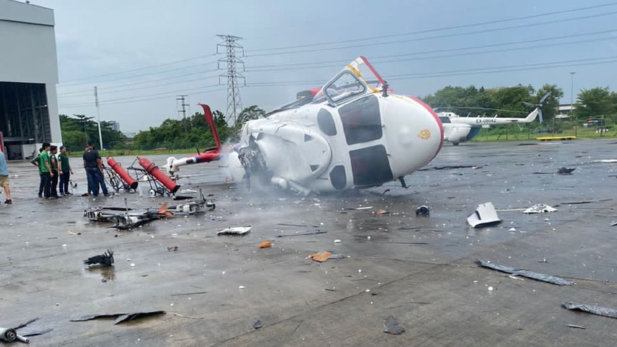 CAAM mengesahkan kemalangan helikopter dekat Lapangan Terbang Sultan Abdul Aziz Shah.