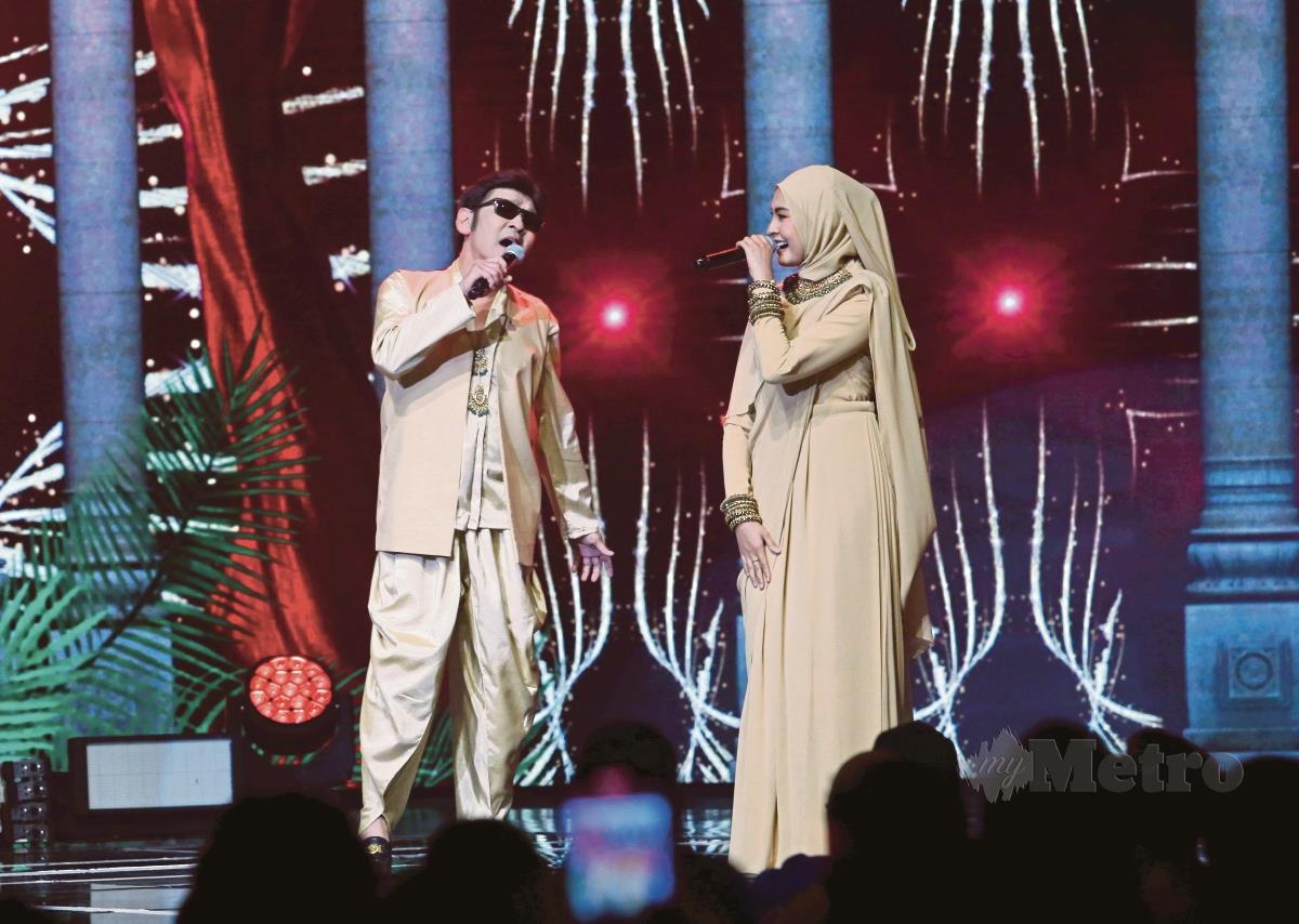 LAGU duet Jamal dan Wany berjudul Kucuma tidak ketinggalan bersaing di AJL38. - FOTO Rohanis Shukri 