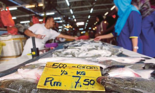  TINJAUAN harga ikan di Pasar Chow Kit