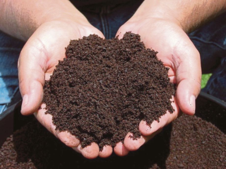 CONTOH tanah kompos yang kaya dengan nutrien dan digunakan untuk menanam sayuran di kebun. - Agensi