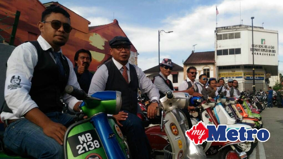 ANTARA peserta yang turut memeriahkkan Distinguished Gentleman's Ride. FOTO Zairee Mohd Yasak
