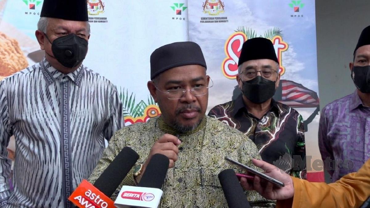 MOHD Khairuddin ketika sidang media. FOTO Zatul Iffah Zolkiply
