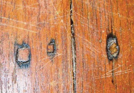  BAHAGIAN rumah limas lama termasuk lantai papan tidak menggunakan ‘paku besi’.