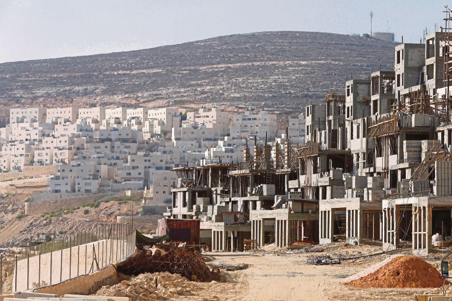 PENEMPATAN haram dibina Israel di wilayah Palestin.