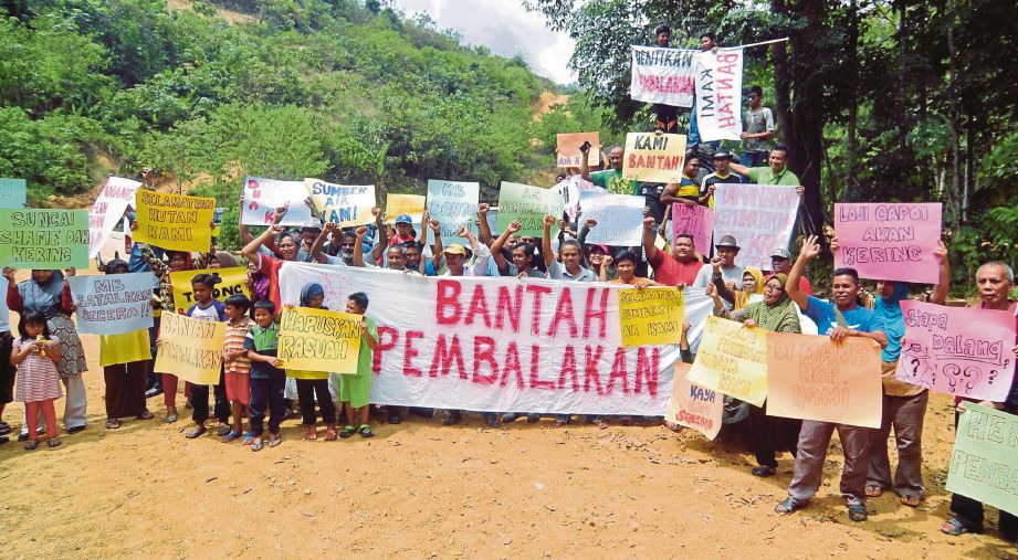 KIRA-kira 100 penduduk di lima kampung di Pelangai  membantah permohonan kegiatan pembalakan di Hutan Sungai Gapoi. 