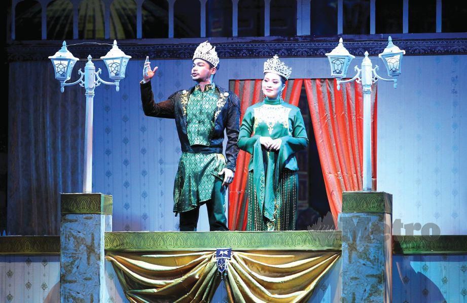 SYAFIQ Kyle ketika Pementasan Teater Pawana Isabella di Istana Budaya. 
