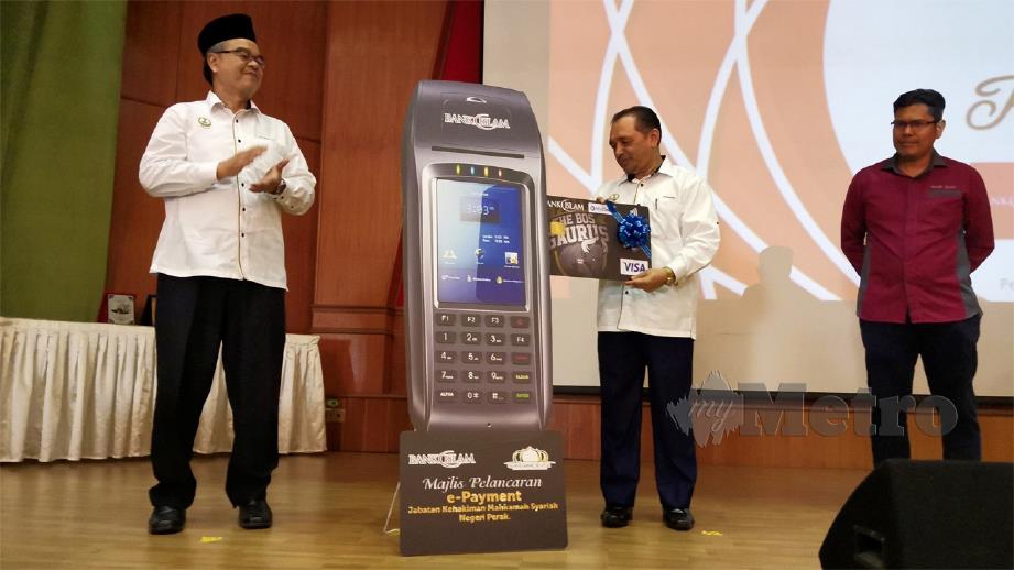 ASA’ARI melancarkan e-Payment Jabatan Kehakiman Syariah Perak-Bank Islam Malaysia Berhad. FOTO Balqis Jazimah Zahari
