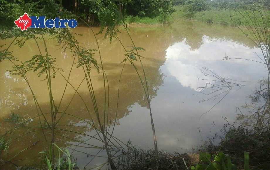LOKASI mangsa ditemui di Sungai Tenegang, Kinabatangan.