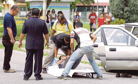  PEMUDA ditemui mati di dalam sebuah kereta di Taman Wah Kiong dekat Kampung Simee.