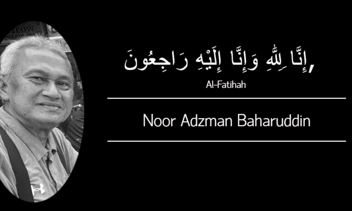 NOOR Adzman meninggal dunia akibat kanser hati, hari ini.