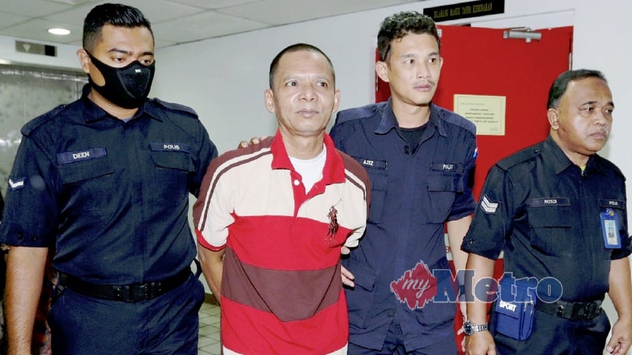 MOHAMMAD Zulkifli dihukum gantung sampai mati di Mahkamah Tinggi Kuala Terengganu. FOTO Rozainah Zakaria