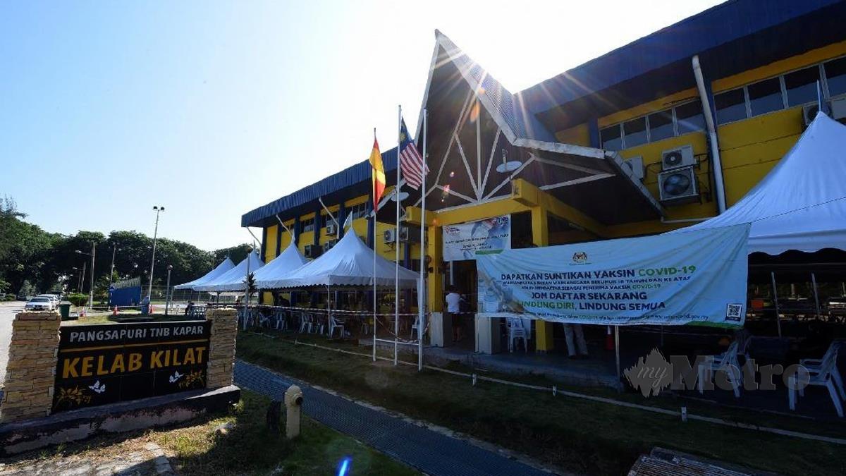 Dewan Kelab Kilat Pangsapuri TNB di Kapar dijadikan PPV di Klang. FOTO ihsan TNB
