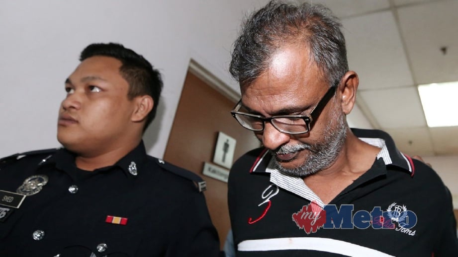 PENGURUS kawalan keselamatan dihadapkan ke Mahkamah Majistret Johor Bahru atas tuduhan membunuh pengawal keselamatan. FOTO Mohd Azren Jamaludin