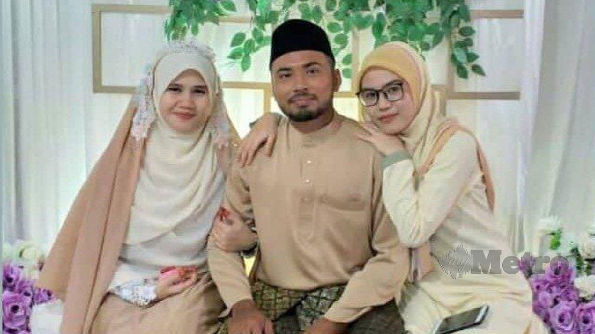 ILDA (kanan) ketika majlis perkahwinan abangnya, Muhammad Izham dan Kamilah. FOTO ihsan keluarga