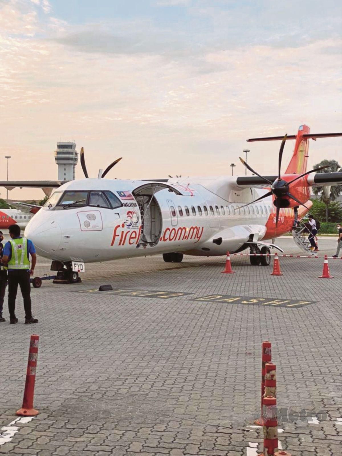 FIREFLY memulakan lima penerbangan mingguan ke Don Mueang dari Lapangan Terbang Antarabangsa Pulau Pinang.