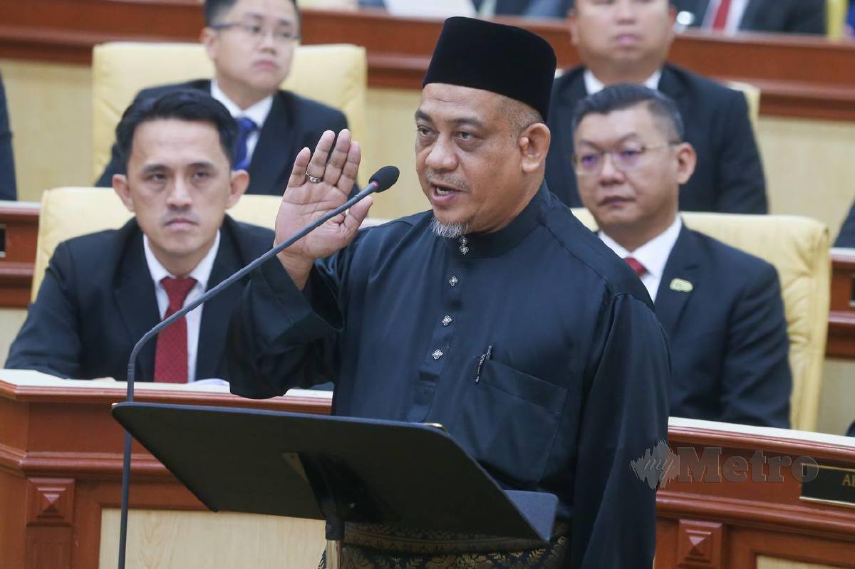 MUHAMMAD Fauzi pada Majlis Angkat Sumpah Jawatan ADUN Pulau Pinang. FOTO Danial Saad