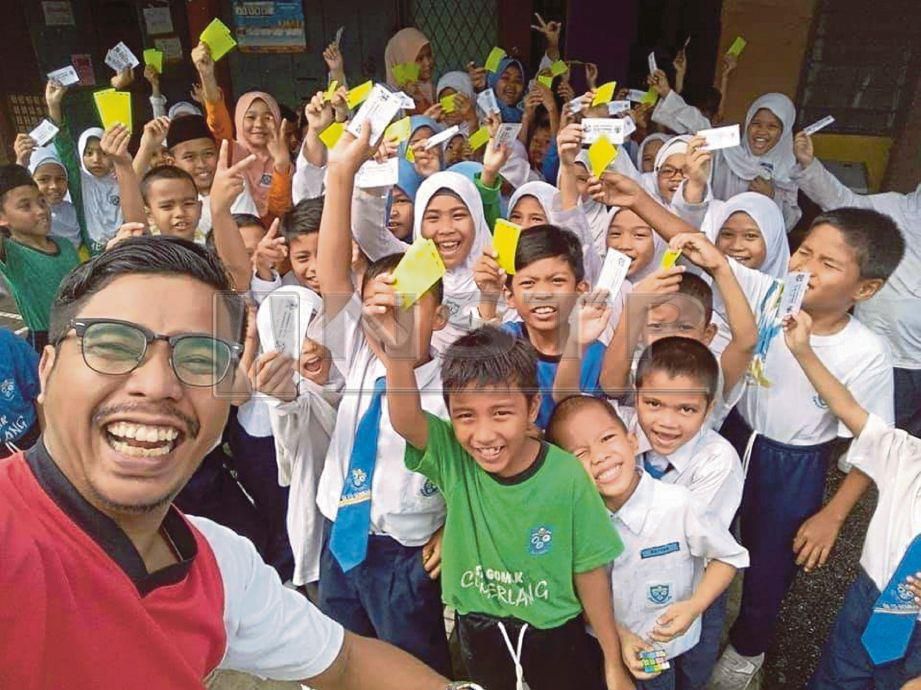 RASA simpati yang tinggi mendorong Mohd Fadli membantu murid kurang bernasib baik. 