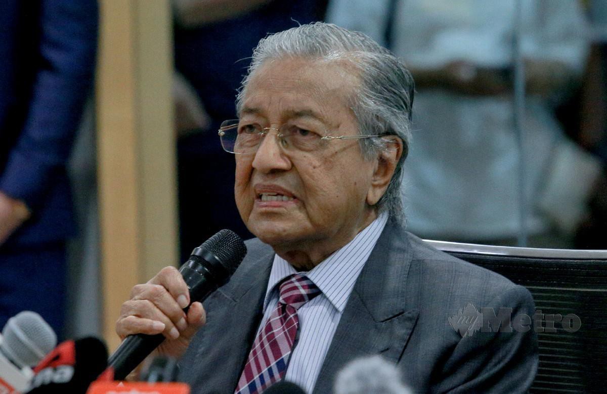 Ahli Parlimen Langkawi, Tun Dr Mahathir Mohamad. FOTO ASYRAF HAMZAH